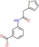 3-[(tiofen-2-ilacetil)amino]benzoato