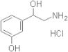 Benzenemethanol, α-(aminomethyl)-3-hydroxy-, hydrochloride (1:1)