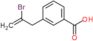 3-(2-bromoprop-2-enyl)benzoic acid