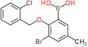 {3-bromo-2-[(2-chlorobenzyl)oxy]-5-methylphenyl}boronic acid