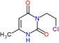 3-(2-chloroethyl)-6-methyl-1H-pyrimidine-2,4-dione