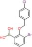 {3-bromo-2-[(4-chlorobenzyl)oxy]phenyl}boronic acid
