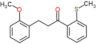 3-(2-methoxyphenyl)-1-(2-methylsulfanylphenyl)propan-1-one