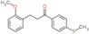 3-(2-methoxyphenyl)-1-(4-methylsulfanylphenyl)propan-1-one