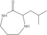 Hexahydro-3-(2-methylpropyl)-2H-1,4-diazepin-2-one