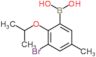 [3-bromo-5-methyl-2-(1-methylethoxy)phenyl]boronic acid