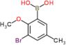 (3-bromo-2-methoxy-5-methylphenyl)boronic acid