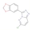 1,2,4-Triazolo[4,3-b]pyridazine, 3-(1,3-benzodioxol-5-yl)-6-chloro-