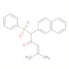 3-Penten-2-one, 4-methyl-1-(2-naphthalenyl)-1-(phenylsulfonyl)-