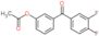 [3-(3,4-difluorobenzoyl)phenyl] acetate