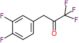 3-(3,4-difluorophenyl)-1,1,1-trifluoro-propan-2-one