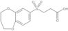 3-[(3,4-Dihydro-2H-1,5-benzodioxepin-7-yl)sulfonyl]propanoic acid