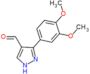 3-(3,4-dimethoxyphenyl)-1H-pyrazole-4-carbaldehyde