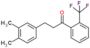 3-(3,4-dimethylphenyl)-1-[2-(trifluoromethyl)phenyl]propan-1-one