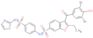 3-(3,5-dibromo-4-hydroxybenzoyl)-2-ethyl-N-[4-(1,3-thiazol-2-ylsulfamoyl)phenyl]-1-benzofuran-6-su…