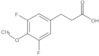 3,5-Difluoro-4-methoxybenzenepropanoic acid