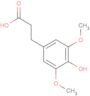 Ácido 4-hidroxi-3,5-dimetoxibenzenopropanoico