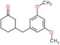 3-[(3,5-dimethoxyphenyl)methyl]cyclohexan-1-one