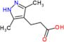 3-(3,5-dimethyl-1H-pyrazol-4-yl)propanoic acid