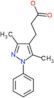 3-(3,5-dimethyl-1-phenyl-1H-pyrazol-4-yl)propanoate