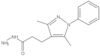 3,5-Dimethyl-1-phenyl-1H-pyrazole-4-propanoic acid hydrazide