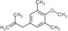 2-methoxy-1,3-dimethyl-5-(2-methylprop-2-enyl)benzene