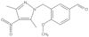 3-[(3,5-Dimethyl-4-nitro-1H-pyrazol-1-yl)methyl]-4-methoxybenzaldehyde