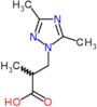 3-(3,5-dimethyl-1H-1,2,4-triazol-1-yl)-2-methylpropanoic acid