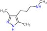 3-(3,5-dimethyl-1H-pyrazol-4-yl)-N-methyl-propan-1-amine