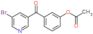 [3-(5-bromopyridine-3-carbonyl)phenyl] acetate