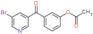 [3-(Acetyloxy)phenyl](5-bromo-3-pyridinyl)methanone