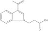 3-Acetyl-1H-indole-1-propanoic acid
