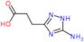 3-(5-amino-1H-1,2,4-triazol-3-yl)propanoic acid