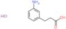 3-(3-aminophenyl)propanoic acid hydrochloride