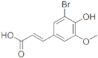 3-Bromo-4-hydroxy-5-methoxycinnamic acid