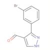 1H-Pyrazole-4-carboxaldehyde, 3-(3-bromophenyl)-