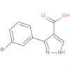 1H-Pyrazole-4-carboxylic acid, 3-(3-bromophenyl)-