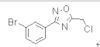 3-(3-bromophenyl)-5-(chloromethyl)-1,2,4-oxadiazole