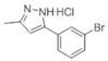 3-(3-bromophenyl)-5-methyl-1H-pyrazole hydrochloride