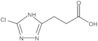 5-Chloro-1H-1,2,4-triazole-3-propanoic acid