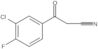 3-Chloro-4-fluoro-β-oxobenzenepropanenitrile