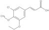 3-(3-Chloro-5-ethoxy-4-methoxyphenyl)-2-propenoic acid