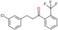 1-Propanone, 3-(3-chlorophenyl)-1-[2-(trifluoromethyl)phenyl]-