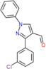 3-(3-chlorophenyl)-1-phenyl-1H-pyrazole-4-carbaldehyde