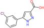 5-(3-Chlorophenyl)-1H-pyrazole-3-carboxylic acid