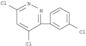 Pyridazine,4,6-dichloro-3-(3-chlorophenyl)-