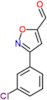 3-(3-chlorophenyl)isoxazole-5-carbaldehyde