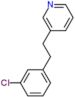 3-[2-(3-chlorophenyl)ethyl]pyridine