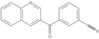 3-(3-Quinolinylcarbonyl)benzonitrile