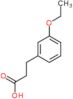 3-(3-ethoxyphenyl)propanoic acid